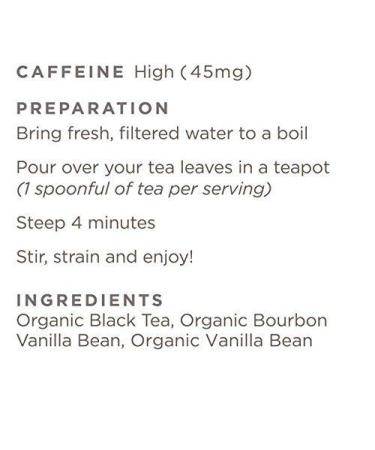 Golden Moon Organic Madagascar Vanilla Black Tea - Loose Leaf Travel Tin - Non-GMO - 2.5oz (30 Servings) - Buy Online on SooperMarket.com