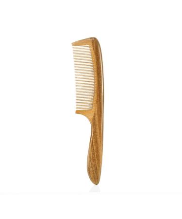 Comb Sandalwood Comb Massage Comb Horns Wooden Comb for Curly Hair Detangling No Static Handmade Plump Logs wooden comb