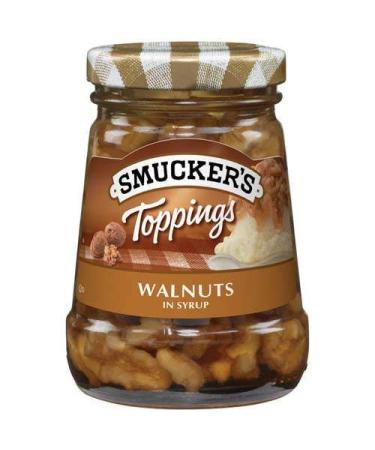 Smucker's Walnuts in Syrup Topping 5oz Jar (Pack of 3)
