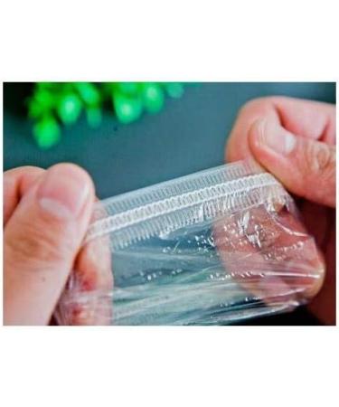 100PCS Transparent Plastic Disposable Waterproof Hairdressing Dye Coloring Ear Cover Protector Caps for Bathing Shower Spa Keep Ear Clean and Dry - Buy Online on SooperMarket.com