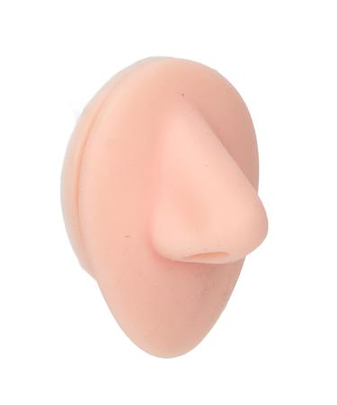 Silicone Nose Mouth Model Set | 3D Soft Practice Nose for Suture Teaching | Reusable Display Mold for Earrings | Light Skin Color - Buy Online on SooperMarket.com