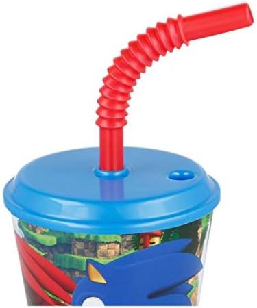 Buy ILS I LOVE SHOPPING Sonic Sports Cup 430ml with Straw - Durable Plastic Drinkware for Kids | International Shipping - Buy Online on SooperMarket.com