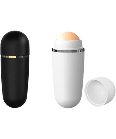 Volcanic Face Roller Oil Control On The Go Oil-Absorbing Blotting Tool Natural Volcanic Roller Stone Ball Black - Buy Online on SooperMarket.com