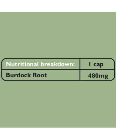 Fushi Organic Burdock Root (Arctium) Capsules 60 Caps | Fresh-Ground Whole Food | Indigenously Sourced Ethical Vegan Made in The UK - Buy Online on SooperMarket.com