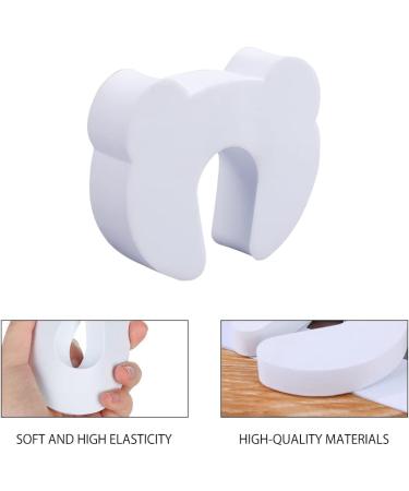 Kids Foam Door Stop 6PC Set - Baby Safety Finger Guard (White) - Buy Online on SooperMarket.com