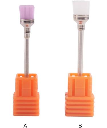 Dajidafu Nail Drill Bits Brush Portable Salon Manicure Fingernail Toenail Remover Pedicure Cleaning Replacement Parts Accessories Pink - Buy Online on SooperMarket.com