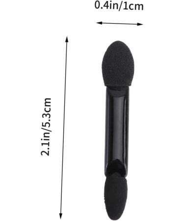 HAPINARY 10pcs Eye Shadow Sponge Applicator Paupi re Eyeshadow Sponge Applicator Face Eyeshadow Brush Black - Buy Online on SooperMarket.com