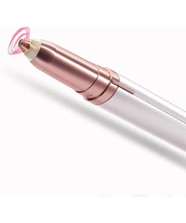 Buy Eyebrow Hair Remover with LED Light - Rechargeable Electric Precision Trimmer for Women - Painless Portable Razor in Rose Gold - Flawless Hair Removal for Lips Nose & Chin - Buy Online on SooperMarket.com