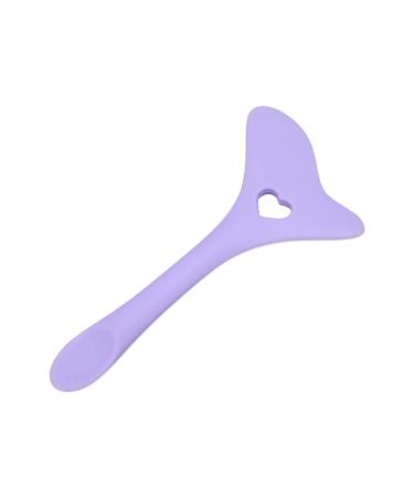 Aid Reusable Silicone Eye Makeup Tool with Cream Applicator for Eye Shadow Mascara Drawing Ple Mascara Resource Device Multi Function Multi Atti (Purple)
