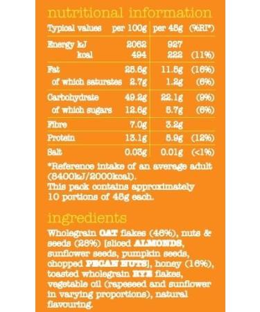 Dorset Cereals Honey Granola 450g - Buy Online on SooperMarket.com