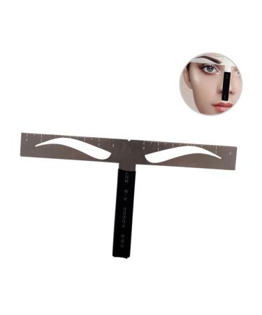 Beavorty eyebrow ruler eyebrow drawing tool template With box stencil