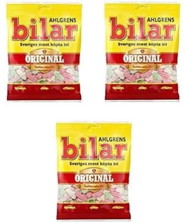 Ahlgrens Bilar Original Fruity Marshmallow Sweets 200g - Pack of 3 - Buy Online on SooperMarket.com