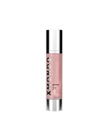 XMONDO Hair Glitterati Styling Serum | Vegan Formula with Argan Oil and Chamomile Extract for Lightweight Hold Shine & Hydration 3.4 Fl Oz 1-Pack