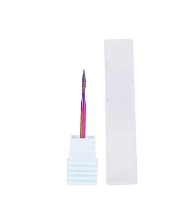 Nail Drill Bits Acrylic Nail File Bits Cuticle Drill Bit Fine Grit Cuticle Clean Carbide Nail Drill Bit Electric Nail File for Manicure Pedicure Tools for Manicure Pedicure Home Salon Use (V4)