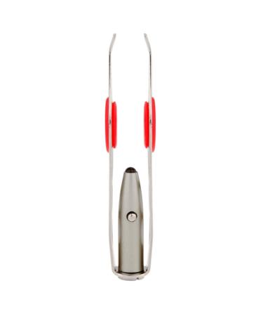 1PC Tweezers With Light Stainless Steel Eyebrow Tweezer Hair Removal Spotlight Eyelash Tweezer Eyebrow Tweezer Professional Beauty Tools Illuminate Dark Areas