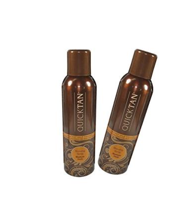 Body Drench Quicktan Quick Tan Bronzing Spray Medium Dark (The Perfect Ultra Bronzing Self-tanner a Fast-drying Formula) - Size 6 Oz / 170g (Pack of 2)