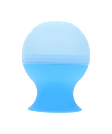 Ice Cube Tray Facial Silicone Ice Roller Ice Holder for Face Silicone Ice Roller for Face Silicone Icing Tool Ice Roller for Face and Eye Face Massager Skin Massage Ice Roller 9.5x7.2cm Blue
