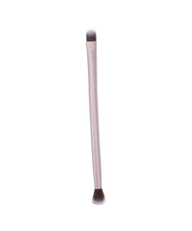 Housoutil Matted Eyeshadow Tool Eyebrow Cosmetic Gold Makeup Ended Foundation Shallow Brush Double