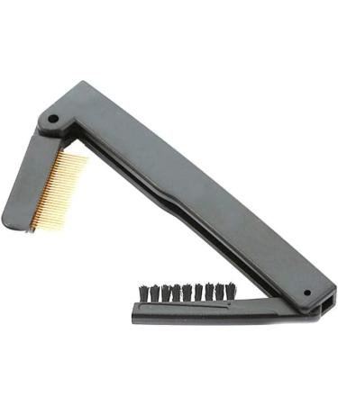 Makeup Comb Professional Fashion Make Up Steel Needle Mascara Guide Applicator Eyelash Comb Eyebrow Brush Curler Cosmetic Tool(Double Folding) - Buy Online on SooperMarket.com