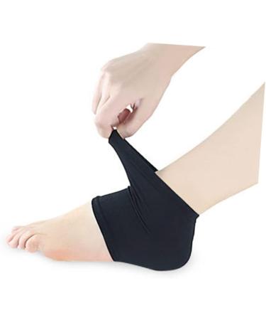 Mikinona Heel Protector Heel Moisturizing Sock Cracked Heel Socks Gel Heel Socks Dry Feet Socks Heel Sleeves for Cracked Heels Moisturizing Socks Black Heel Stockinette High Heel Foot Socks - Buy Online on SooperMarket.com