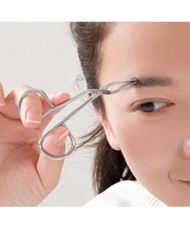 Stainless Steel Eyebrow Scissor & Tweezer Set for Precision Hair Removal - Ideal for Women & Men - Buy Online on SooperMarket.com
