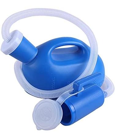 Male Urinal 2000ml-50" Long Tube with Lid Male Urinal Bottles with Cover Male Portable Urinal Pee Bottles Incontinence Seniors Traveling Driving Camping (Blue) - Buy Online on SooperMarket.com