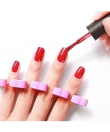 50Pcs Soft Foam Toe Separators for Manicure & Pedicure - Nail Art Painting Tools - Buy Online on SooperMarket.com