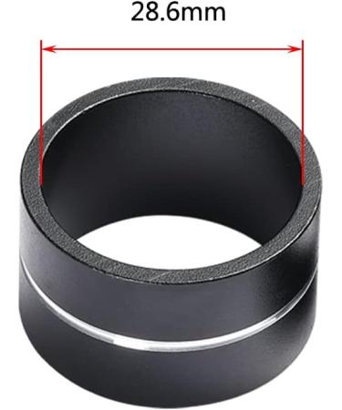 Boenoea 1-1/8 Inch Bicycle Headset Spacer - Aluminium Alloy/Carbon Fiber - Black - Buy Online on SooperMarket.com