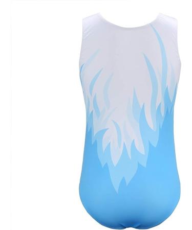 Sleeveless Shiny Diamond Gymnastics Leotard for Women | Blue Tank Leotard Dancewear for Adults - Small - Buy Online on SooperMarket.com