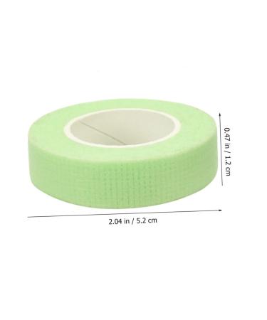 DRESSOOS 10 Rolls Lash Supplies Lash Tape Makeup Tape Green Duct Tape Lash Grafting Tape Lash Lift Tape Fabric Tape Makeup Supplies Lash Extension Tape Eye Shadow Major Non-woven Fabric 5.5x1.2cm Green 1 - Buy Online on SooperMarket.com