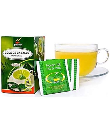 Horsetail Tea (Cola de Caballo) - 25 Teabags of All-Natural Horse Tail from Peru a.k.a. Shavegrass Snake Grass Equisetum Puzzlegrass - Buy Online on SooperMarket.com