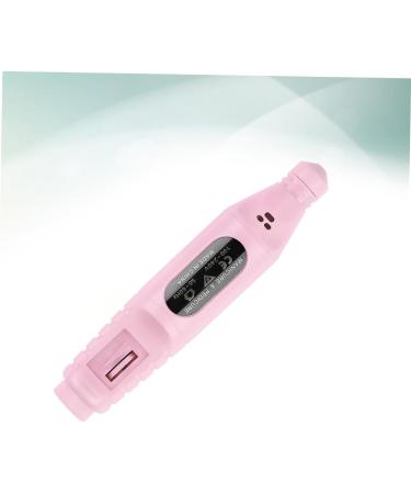 POPETPOP Electric Nail File Acrylic Nails Tools Portable Nail Drill Professional Acrylic Gel Tool Nail File Drill Nail Tools Power Tools Nail Polishing Machine for Nail Art Manicure 13.8*2.8cm Pink - Buy Online on SooperMarket.com