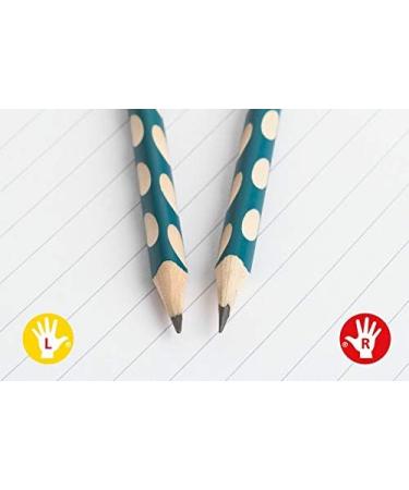 STABILO EASYgraph S Slim Triangular Pencil for Right-Handers - Pink - Pack of 2 (HB Hardness) | International Shipping Available - Buy Online on SooperMarket.com