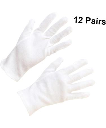 Healeved 36 Pairs Vinyl Glove Hair Coloring Moisturizing Hand Hair Dyeing Kitchen Cotton Work Jersey White Labor Protection Cotton - Buy Online on SooperMarket.com