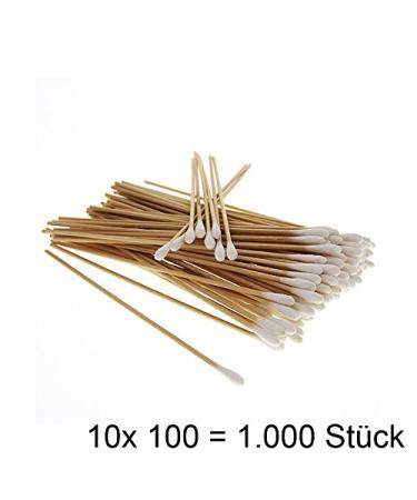 1000x 15cm Cotton Swabs | Kosmetex Cotton Buds with Wooden Sticks | Premium Quality for Personal Care - Buy Online on SooperMarket.com