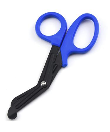 Medical scissors association scissors versatile made of stainless steel and PP plastic for emergencies emergencies or outdoor camp (blue)