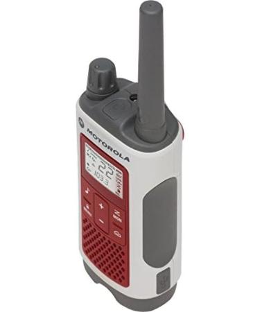 Motorola Solutions T480 Talkabout Rechargeable Emergency Preparedness Two-Way Radio Single Unit (Red/White) - Buy Online on SooperMarket.com