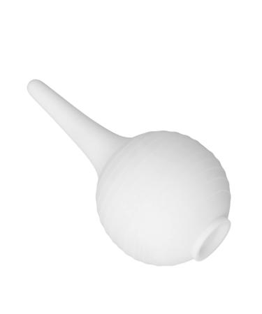 Suction Ear Washing Bulb Rubber Dust Blower White Easy Control Soft Tip Ear Syringe Washing Bulb 30ml for Watches