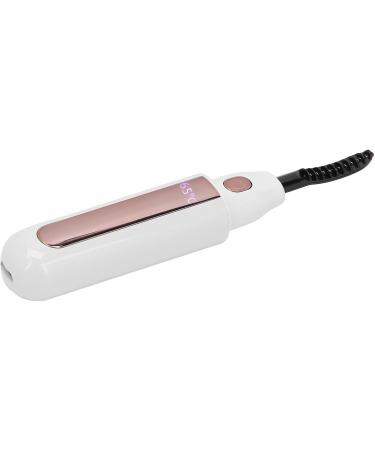 Verdant Touch Heated Eyelash Curler Heated Eyelash Curler Portable USB Rechargeable Electric Curlers for Women White - Buy Online on SooperMarket.com