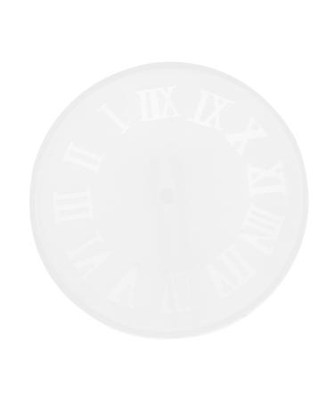 1pc Clock Mold Silicone Candle Mold DIY Mold Jewelry Resin Molds Clock for Resin Silicone Soap Roman Numeral Epoxy Resin Molds Resin Art Molds Wall Clock Silica Gel Chocolate As Shown 15.5X15.5CM