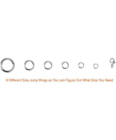 Paxcoo 1500Pcs Silver Jump Rings with Lobster Clasps, Jewelry Pliers - Jewelry Making Supplies & Necklace Repair Kit - Buy Online on SooperMarket.com