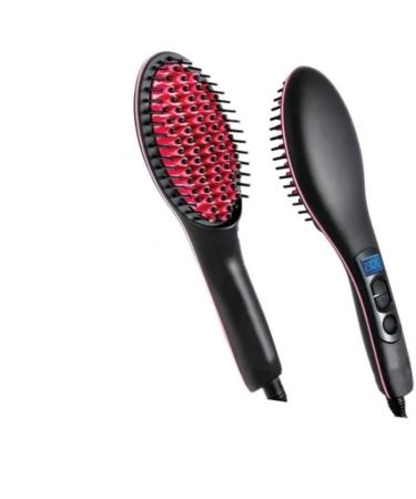 Electric Heating Comb Hair Straightening Brush Adjustable Temperature Hair Straightener Women's Hair Hot Comb (Color : 1pcs no Box Size : EU) EU 1pcs No Box