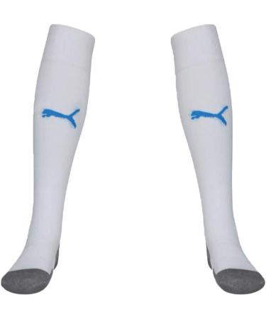 PUMA Men's Team Liga Core Socks 35-38 | White-Electric Blue Lemonade - International Shipping Available - Buy Online on SooperMarket.com