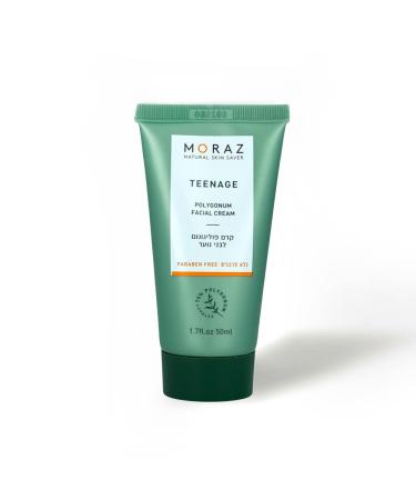 Moraz Polygonum Teenage Facial Cream - Oil-Free Face Moisturizer - Lightweight Facial Moisturizer for Oily Skin - Mattifying Face Cream - 1.7 oz