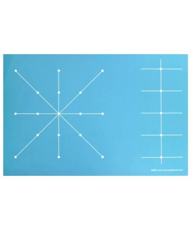 Full Line Stencil - Machine Quilting Guide - Template to Create Block Designs and Borders for Free Motion Quilting  Domestic Machine Quilting  Hand Quilting  Long-Arm Quilting (30595)