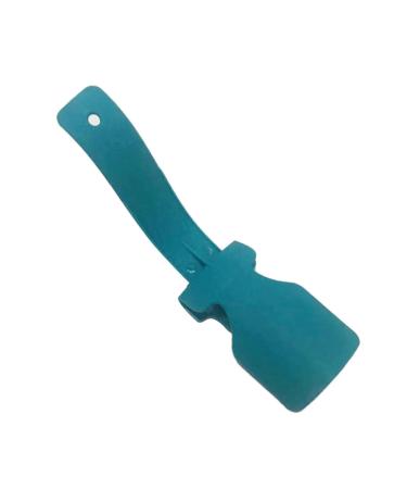 Virtcooy Shoe Lifting Aid | Unisex Sock Slider - Shoe Horn Shoe Wearing Aid Tool with Travel Handle Easy to Put On and Take Off Blue