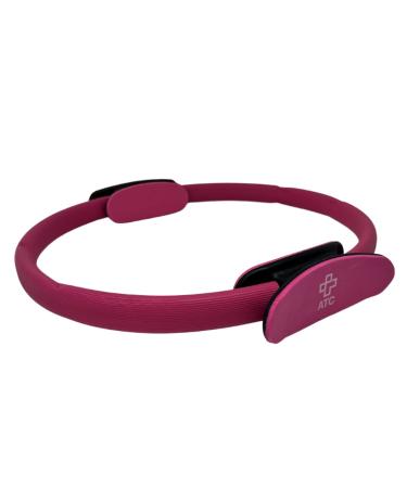 ATC Handels GmbH Pilates Ring 38cm for resistance training with non -slip handles - training device for core training at home yoga and fitness pink