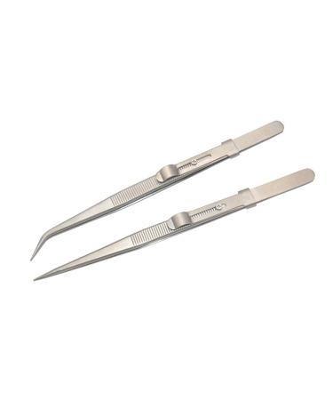 minkissy 1pc Set Pointed Repair Cardmaking Electronics Jewelry Diamond Jewelry Kit Multifunctional Tweezer Lengthen Steel Work 16*1cm Picture 1