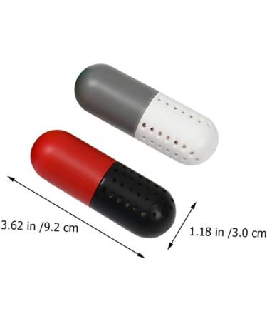 Lurrose 2pcs Shoes Capsules - Natural Odor Eliminator Balls for Men - Dorm & Closet Dehumidifier Tool - Buy Online on SooperMarket.com