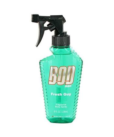 Bod Man Fresh Guy Cologne By Parfums De Coeur 8 oz Fragrance Body Spray For Men - 100% AUTHENTIC